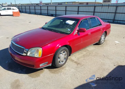 2002 Cadillac Deville Standard z USA, uszkodzony, nr VIN 1G6KD54Y62U179184